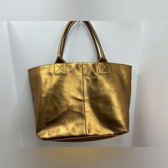 GAP tote bag metallic gold - Picture 6 of 8